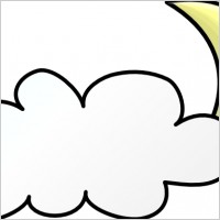 Cloudy clip art