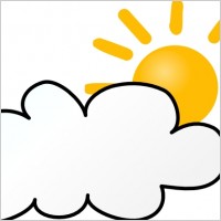 Cloudy Weather clip art