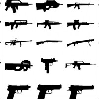 Clue Guns Pack clip art