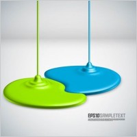 coating dripping shape design background vector 1