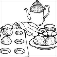 Coffee And Rolls Breakfast clip art