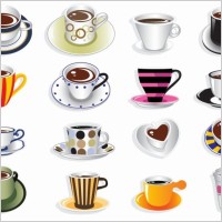 Coffee Cup Vector Set
