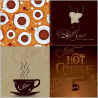 coffee poster vector