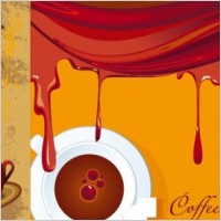 coffee theme vector