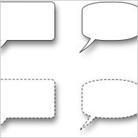 Collection of speech bubble
