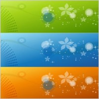 Color Banners Vector