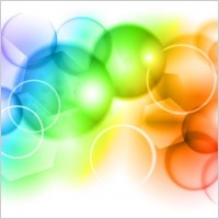 Color Bokeh Vector Graphic