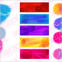 Color ink pattern vector fantasy material