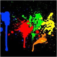Color Paint Splashes