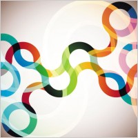 color ring 04 vector