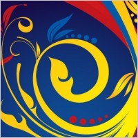 Color trend pattern vector