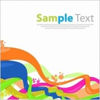 Color Wave Vector Background