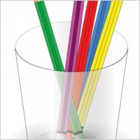 colored pencils