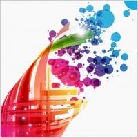 Colorful Abstract Design Background Vector Art