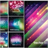 colorful christmas vector background