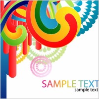 Colorful Design Background Vector Art