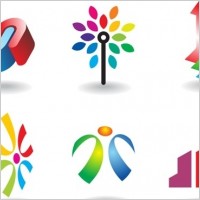 Colorful design elements