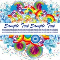 Colorful Design Trend Vector Graphic
