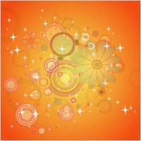Colorful Flower Pattern Vector Graphic