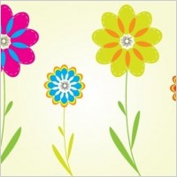 Colorful Flower Vectors