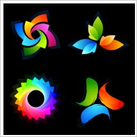Colorful Logotype Set