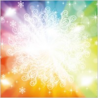 Colorful New Year Free Vector
