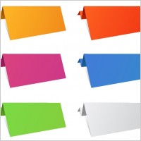 Colorful Origami Paper Sheets
