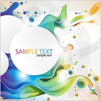 Colorful Paint Splashing Vector Art