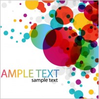 Colorful Rainbow Vector Background