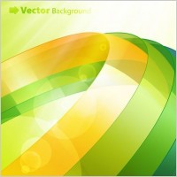 colorful ribbons vector background 4