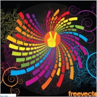 Colorful Scroll Graphics