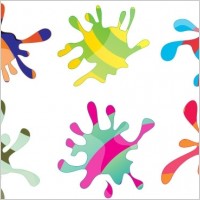 colorful splash vectors vol.3