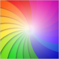 Colorful Swirl Background Vector Illustration