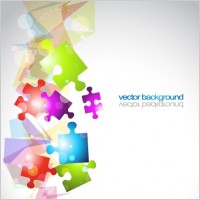 colorful vector background 3 puzzle