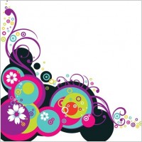 Colorful Vector Flowers