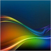 Colorful Waves and Lines Vector Background