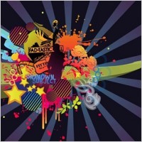 Combined Shapes Vector Graphic