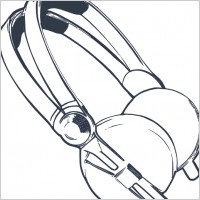 Computer Headphones clip art