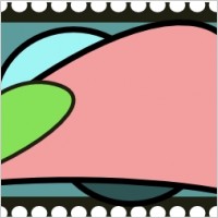Computer Mouse Stamp clip art
