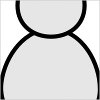 Computer User Outline clip art