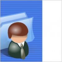 Contacts Folder Icon clip art