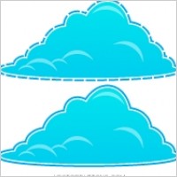 Cool Blue Fluffy Clouds