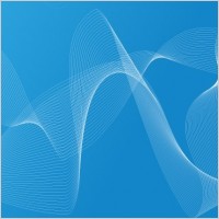 Cool Blue Waves and drops Free Vector