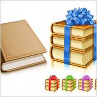 cool clip art books