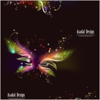 cool glare pattern vector series 1