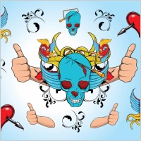 Cool Skull Illustration