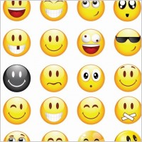 Cool Smilies Vector Icon Set