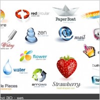 cool threedimensional crystal effect icon vector