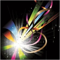 Cool trend glare element vector graphic 2
