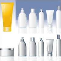 cosmetic container 03 vector